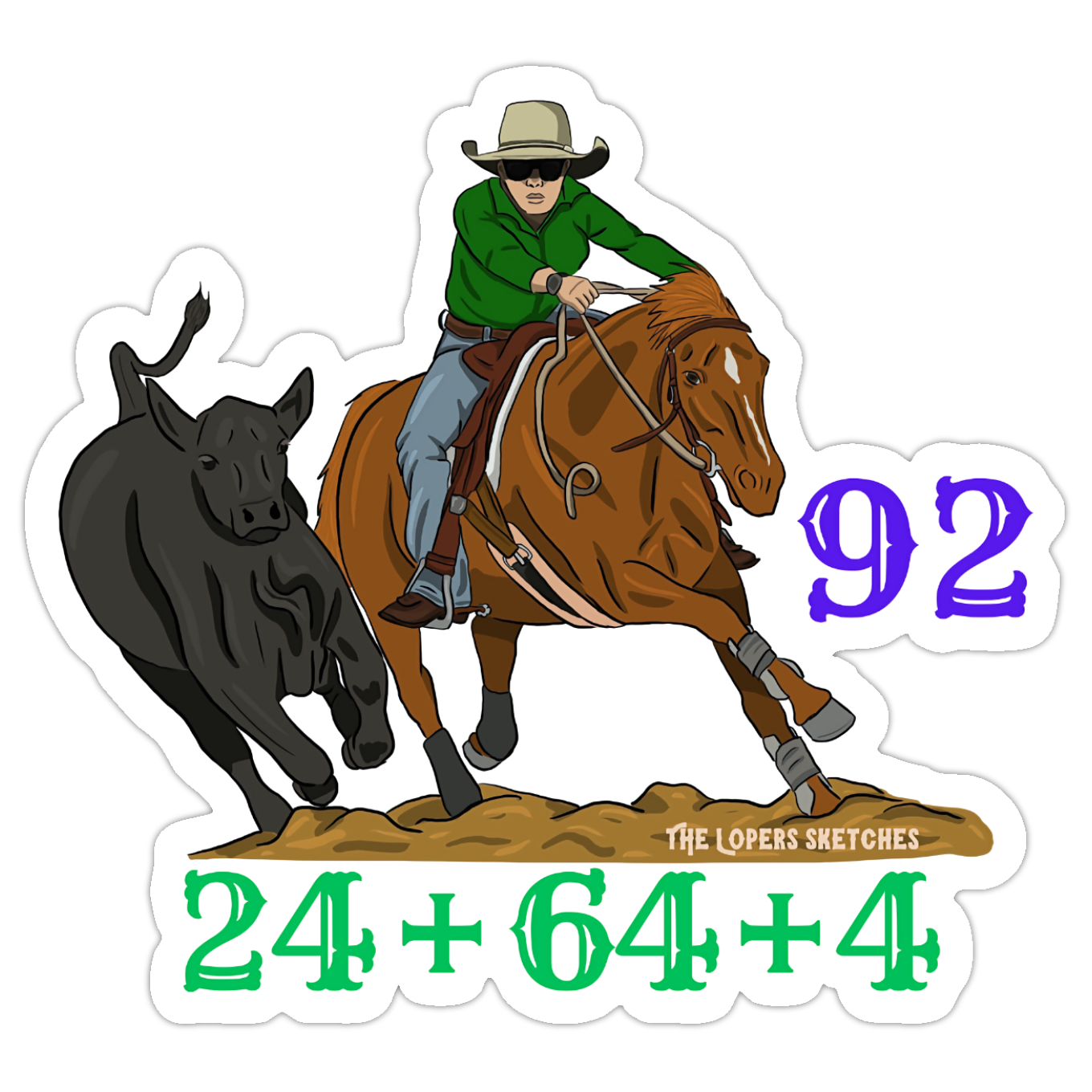 24 + 64 + 4 = 92