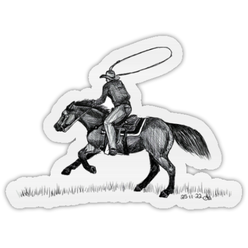 Cowboy Sticker